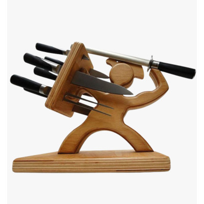Wooden Knife Holder