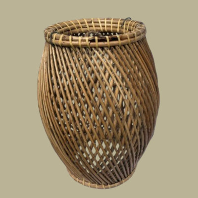 Cane Floor Vase